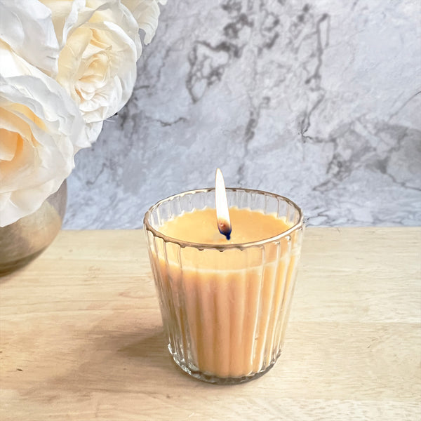 ReStory Scented Candle in a mini round glass jar
