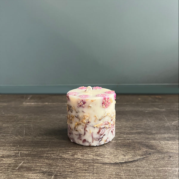 ReStory Scented Botanical Pillar candle - small